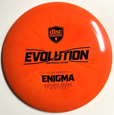 Discmania 2022 Special Edition 176g Lux Vapor Enigma Orange Swirls OOP New - Image 1 of 3