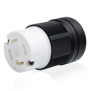 Locking Connector for Generator NEMA L14-30C Extension Cord End Female 30A 125/2 - Picture 1 of 12