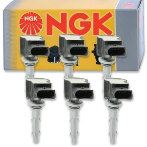 6 pcs NGK Ignition Coil for 2007 Mercedes-Benz E280 3.0L V6 - Spark Plug wb - Picture 1 of 5