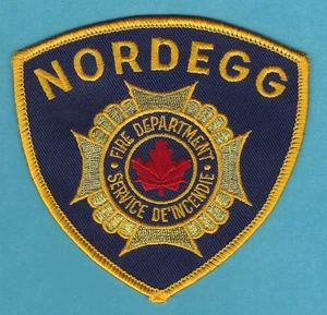 NORDEGG ALBERTA CANADA FIRE DEPARTMENT PATCH FLASH - Picture 1 of 1
