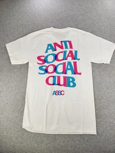 Neu mit Etikett Anti Social Social Club Blind Games Tee weißes T-Shirt Gr. SMALL - Bild 1 von 10