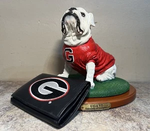 Georgia Bulldogs UGA VI FIGURINE Figure w/ Base Memory Company, Wallet as a Gift - Picture 1 of 19