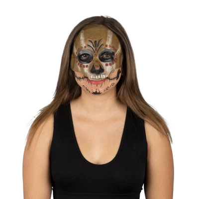 Ghoulish Productions Voodoo Priestess Mask Big Half Mask Halloween Cosplay - Image 1 of 4