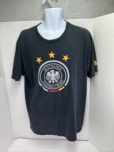 Adidas Deutscher Fußball-Bund Herren Kurzarm T-Shirt Schwarz XL Go-To Tee - Bild 1 von 4