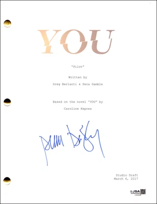 Penn Badgley Signed Autograph You Pilot Script Screenplay - Joe Goldberg JSA COA - Image 1 of 4