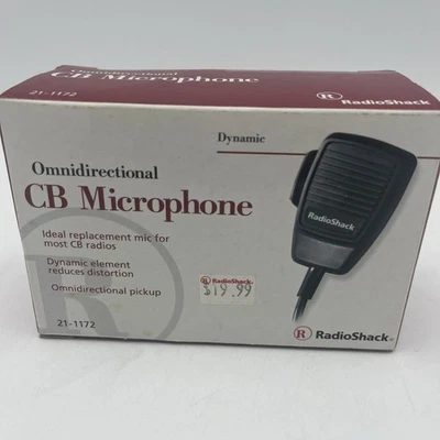 Vintage Radio Shack CB Hand Held Dynamic Microphone 21-1172- New Open box - Image 1 of 4