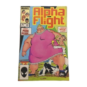 Alpha Flight #22 F/VF Marvel Comics 1985 1st Pink Pearl -Buy 5 Get 1 FREE - Picture 1 of 2
