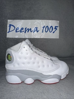 Air Jordan 13 Retro PS Athletic Shoes ‘White/Wolf Grey' DJ3005 160 - Size 12C - Image 1 of 4