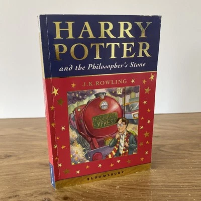 HARRY POTTER & THE PHILOSOPHER’S STONE 1st Edition 1st Print Paperback Good Cond - Image 1 of 4