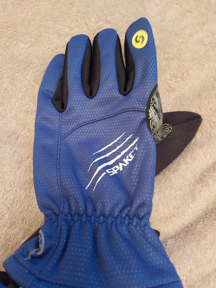 Spakct Winter Cycling Gloves (Full Finger), Blue, Size Medium - Brand New — 第 1/4 张图片
