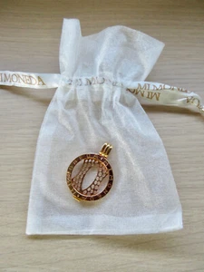 Raro MI MONEDA ORO ROSA Sobre ESTERLINA Pequeño Colgante Moneda Porta Monedas NUEVO DIFÍCIL DE ENCONTRAR - Imagen 1 de 7