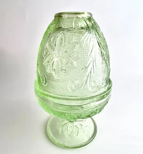 Vintage Indiana Glas Tiara Feenlampe • Grün • Top Zustand - Bild 1 von 6