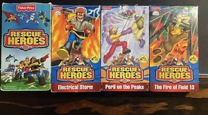 Rescue Heroes VHS Tape 4 Lot - Picture 1 of 2