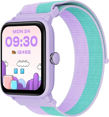 Smartwatch Kinder mit Telefonfunktion Spiele Sportuhr Armbanduhr Watch Rechner - Bild 1 von 4