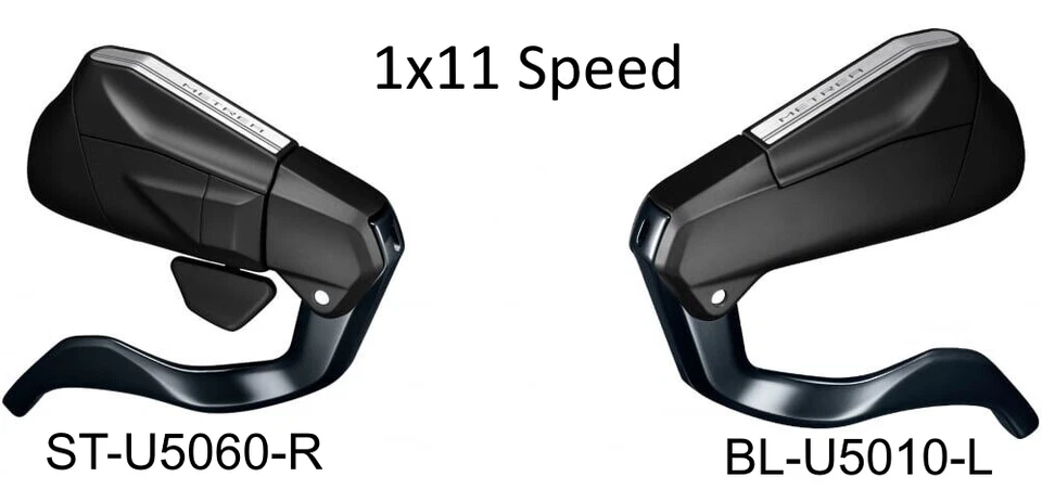 Shimano Metrea compatible H-Bar and 1x11 U5000 Dual Control Lever Set RARE - Image 1 of 4