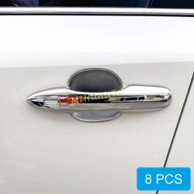Cubierta de tira de manija de puerta cromada + embellecedores de taza de cuenco para Toyota Yaris Cross 2021-2025 Foto 1 de 4