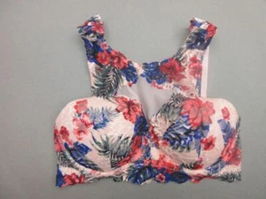 ROSA TAGLIA S DONNA MULTI/FLOREALE FERRETTO IMBOTTITO PUSH-UP BRALETTE 1N - Foto 1 di 11