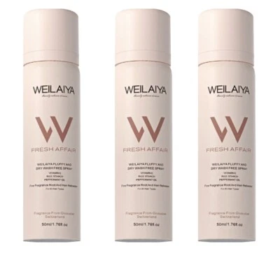 3X WEILAIYA Refresh Affair Refreshing Dry Shampoo Spray 1.76fl oz+PRIORITY SHIP - Image 1 of 4