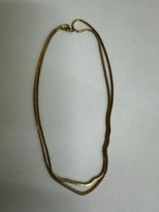 Fancy 18ct Yellow Gold Necklace 70cm Length 1.4mm Width 6.7g - Picture 1 of 4