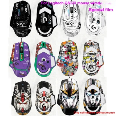 For Logitech G502 X wired mouse special sticker matte protection custom - Image 1 of 4