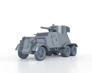 SPANISH CIVIL WAR CHEVROLET AAC 1937 T26 TURRET 1/56 1/72 1/87 1/100 3D PRINTED - Picture 1 of 5