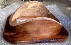 Taucherhelm Palisander Holzsockel Mark V Tauchsockel Helm Teilstil - Bild 1 von 2