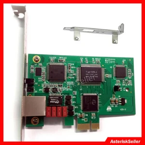 TE110PE Asterisk Card T1 Card E1 Card FreePBX Vitapbx Issabel PRI PCIE Adapter - Picture 1 of 7