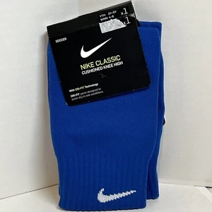 Nike Classic Cushioned Youth 3Y-5Y/ Women's 4-6 Soccer Socks Style SX5728-460 - Picture 1 of 9