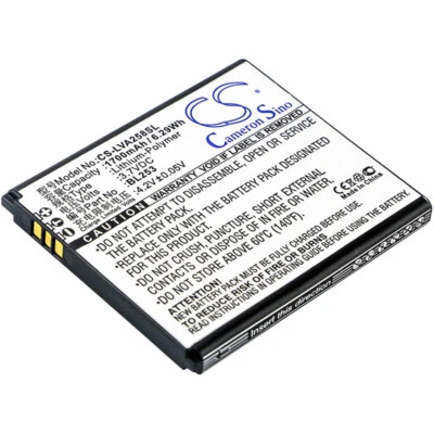 Batería 3.7V para Lenovo A2580 Premium Cell 1800mAh Li-ion Nueva Reino Unido Foto 1 de 3