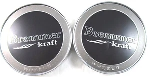 BREMMER KRAFT BLACK CUSTOM WHEEL CENTER CAPS #BR4-2-CAP (FOR 2 CAPS) - Bild 1 von 6