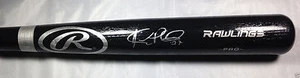 JHONNY PERALTA SIGNED BLACK BIG STICK BAT ST LOUIS CARDINALS PROOF COA J4 - Picture 1 of 4