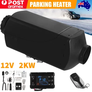 2KW Diesel Air Heater Tank Remote Control Thermostat Caravan RV Parking - Picture 1 of 12