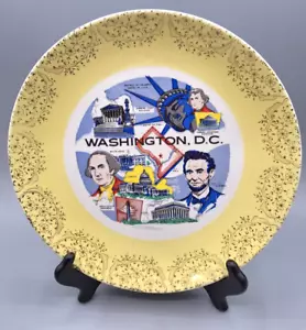 Plato de estado de recuerdo de porcelana vintage de WASHINGTON, D. C. - 10" - Imagen 1 de 5