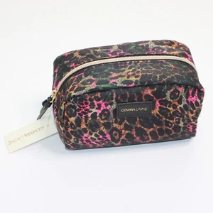 Gemma Layne Travel Makeup Bag, Cosmetic Bag Make up Organizer Case, Animal Print - Picture 1 of 4