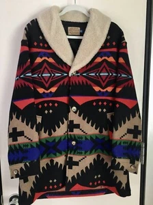 VTG Pendleton High Grade Western Wear Mens Jacket Coat Native Tribal Aztec Sz 42 - Picture 1 of 4