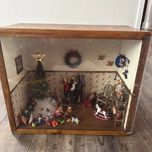 Christmas Diorama Scene Shadow Shadow Box - Picture 1 of 3