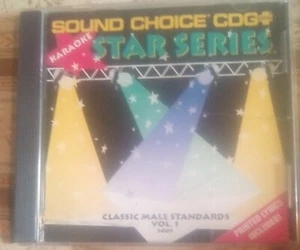 Sound Choice CDG Star Series - Classic Male Standards Volume 1 CD - Picture 1 of 2