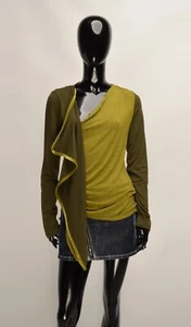 Save the Queen Vintage Y2K Asymmetrical Artsy Indie Boho Long Sleeve Top Size M - Picture 1 of 9