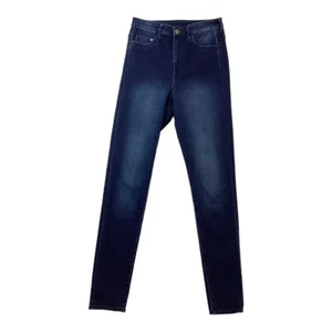 H&M &Denim Womens Jegging Blue Denim Stretch High-Rise Size 29/32 - Picture 1 of 9