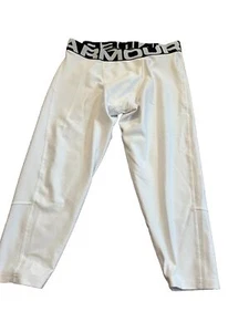 NIKE Pro Youth XL  3/4 Knee Length Compression Training Tights ~White~ - Picture 1 of 3