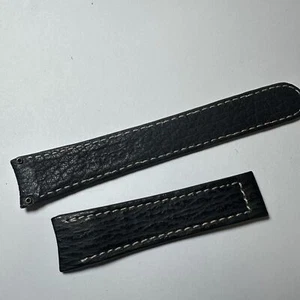 Ebel 19Mm Black Leather Strap Used Great - Picture 1 of 2