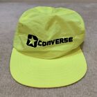 Converse Neon Yellow Snapback Cap Hat 90s Vintage One Size Embroidered Logo