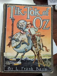 Tik-Tok of OZ - By L. Frank Baum - 1935-1942 edition, Orange Hardcover. - Picture 1 of 12