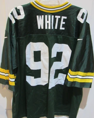 Vintage REGGIE WHITE GREEN BAY PACKERS NFL Football jersey Nike men's size XL - Image 1 of 4