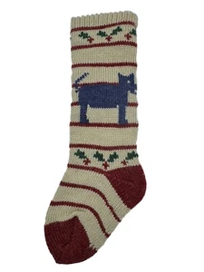 Medias de Navidad CAT Acebo Rojo Verde Tejido - Imagen 1 de 10
