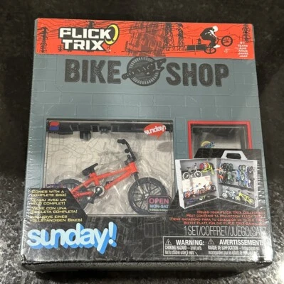 New Rare 2011 Flick Trix Sunday BMX Display Case Bike Shop Odyssey Toy - Image 1 of 4