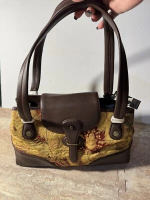Maxx New York Womens Shoulder Handbag Tapestry Floral Print - Image 1 of 4