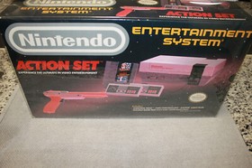 NINTENDO NES Action Set Orange Zapper With Super Mario & Duck Hunt Circa 1988