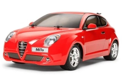 Tamiya 1/10 Scale Alfa Romeo MiTo Body Set (Red Finished) 84278 M05/M06/M07/M08 - Image 1 of 4