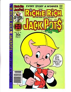 Richie Rich & Jack Pots No 53 : 1981 : Bow Tie Cover! : - Picture 1 of 2